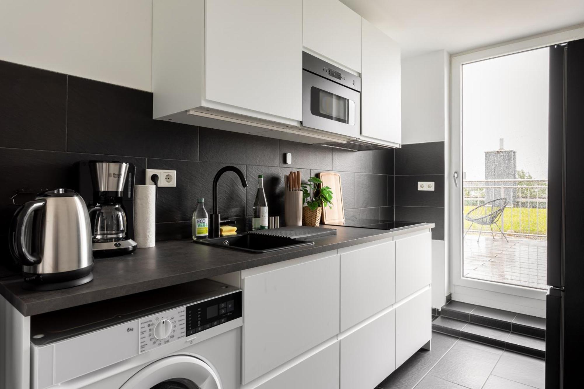 Global Living - Design Apartments I Terrace I Kitchen I Smart-Tv I Parking Space I Muenchen エクステリア 写真